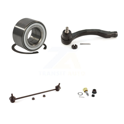 Wheel Bearing Lower Ball Joint Outer Tie Rod Link Front Right Kit For Honda Fit