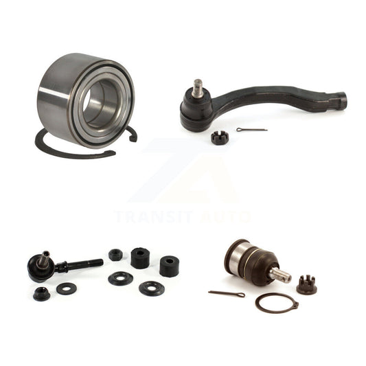 Wheel Bearing Lower Ball Joint Outer Tie Rod & Link Front Right Kit For Acura EL
