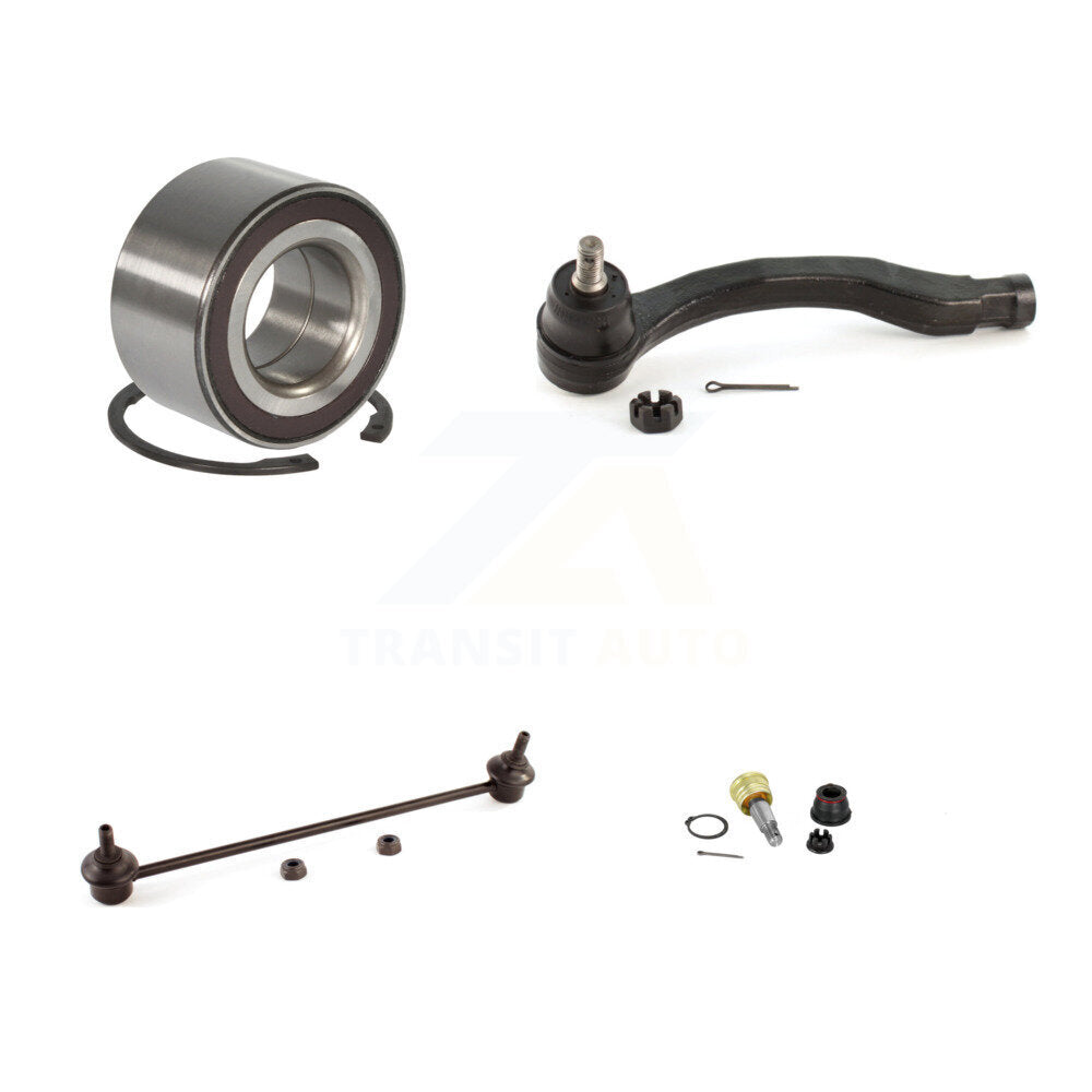 Bearing Lower Ball Joint Outer Tie Rod & Link Front Right Kit For Honda Insight