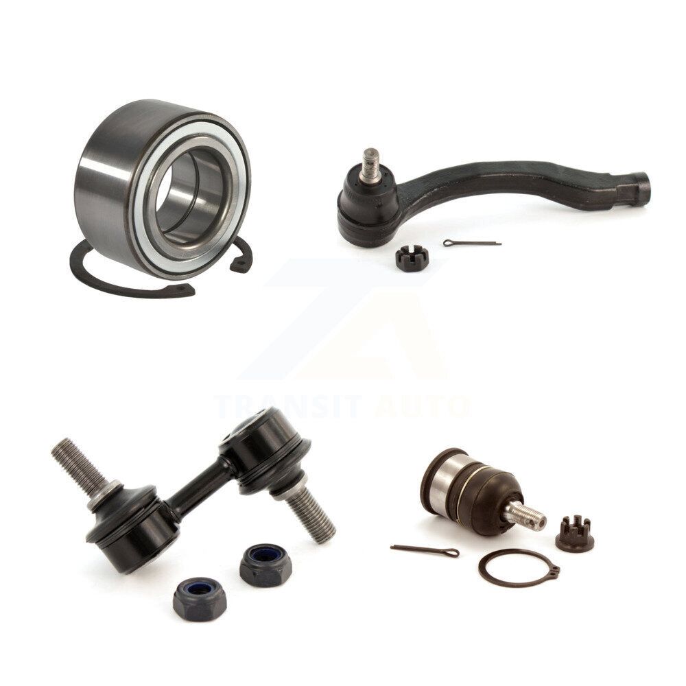 Bearing Lower Ball Joint Outer Tie Rod & Link Front Right Kit For Honda Civic Si
