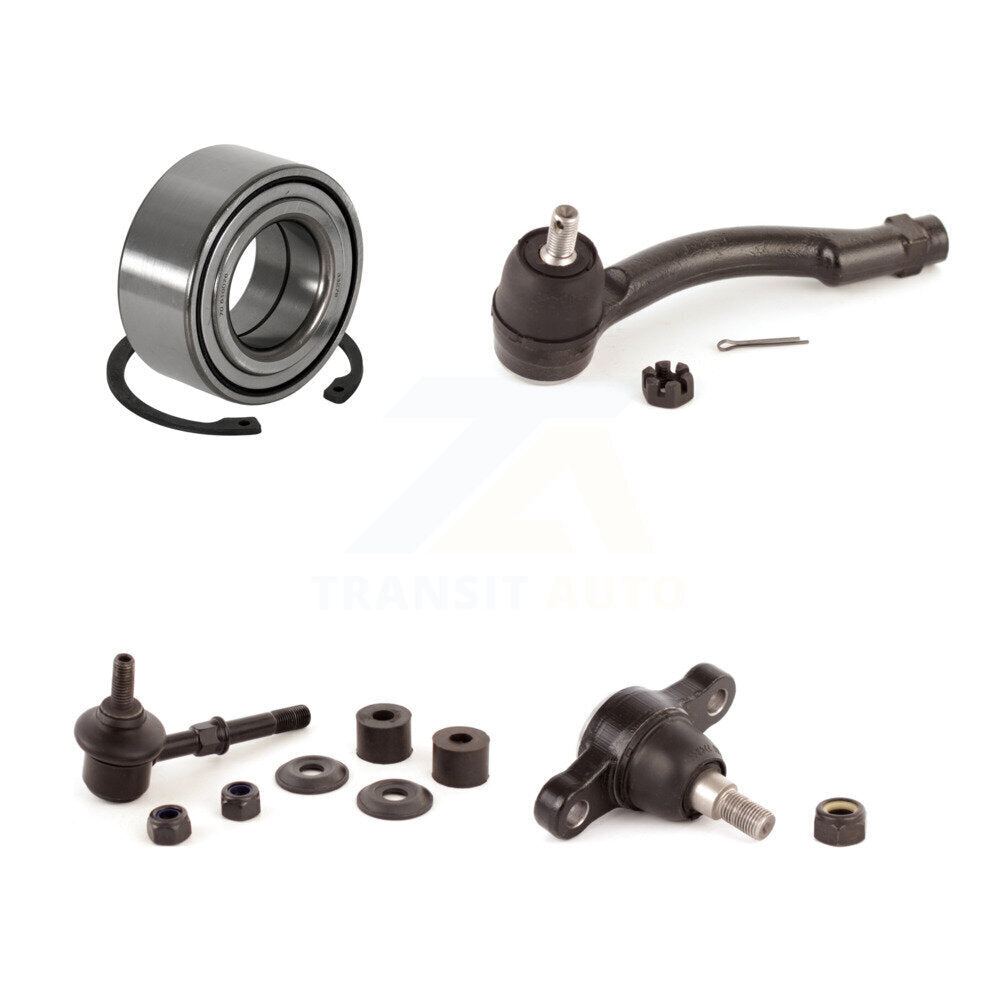 Bearing Lower Ball Joint Outer Tie Rod & Link Front Right Kit For Hyundai Sonata