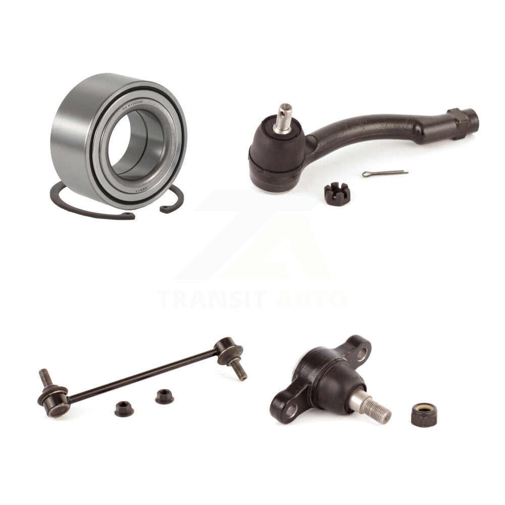 Wheel Bearing Lower Ball Joint Outer Tie Rod Link Front Right Kit For Kia Optima