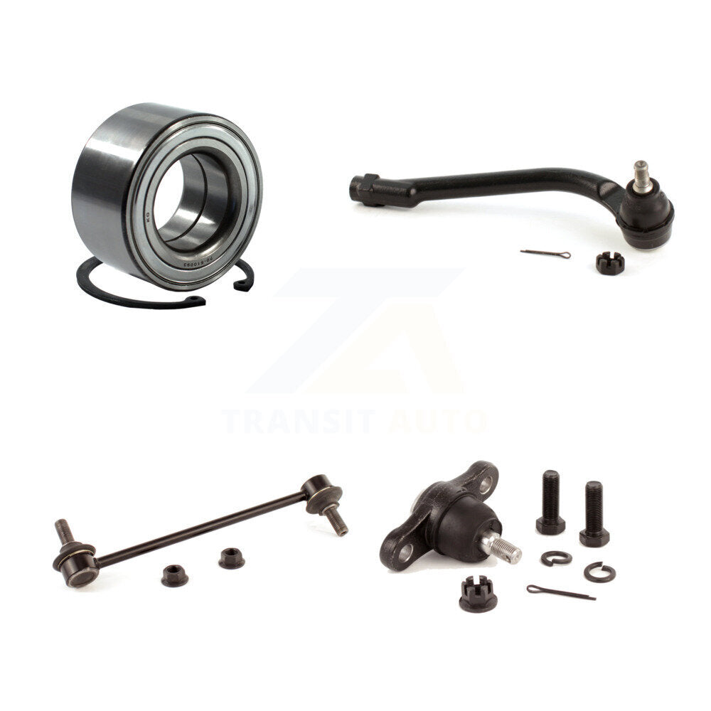 Bearing Lower Ball Joint Outer Tie Rod Link Front Right Kit For Hyundai Elantra