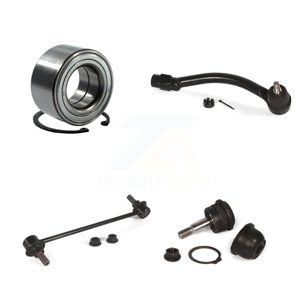 Bearing Lower Ball Joint Outer Tie Rod Link Front Right Kit For Hyundai Elantra