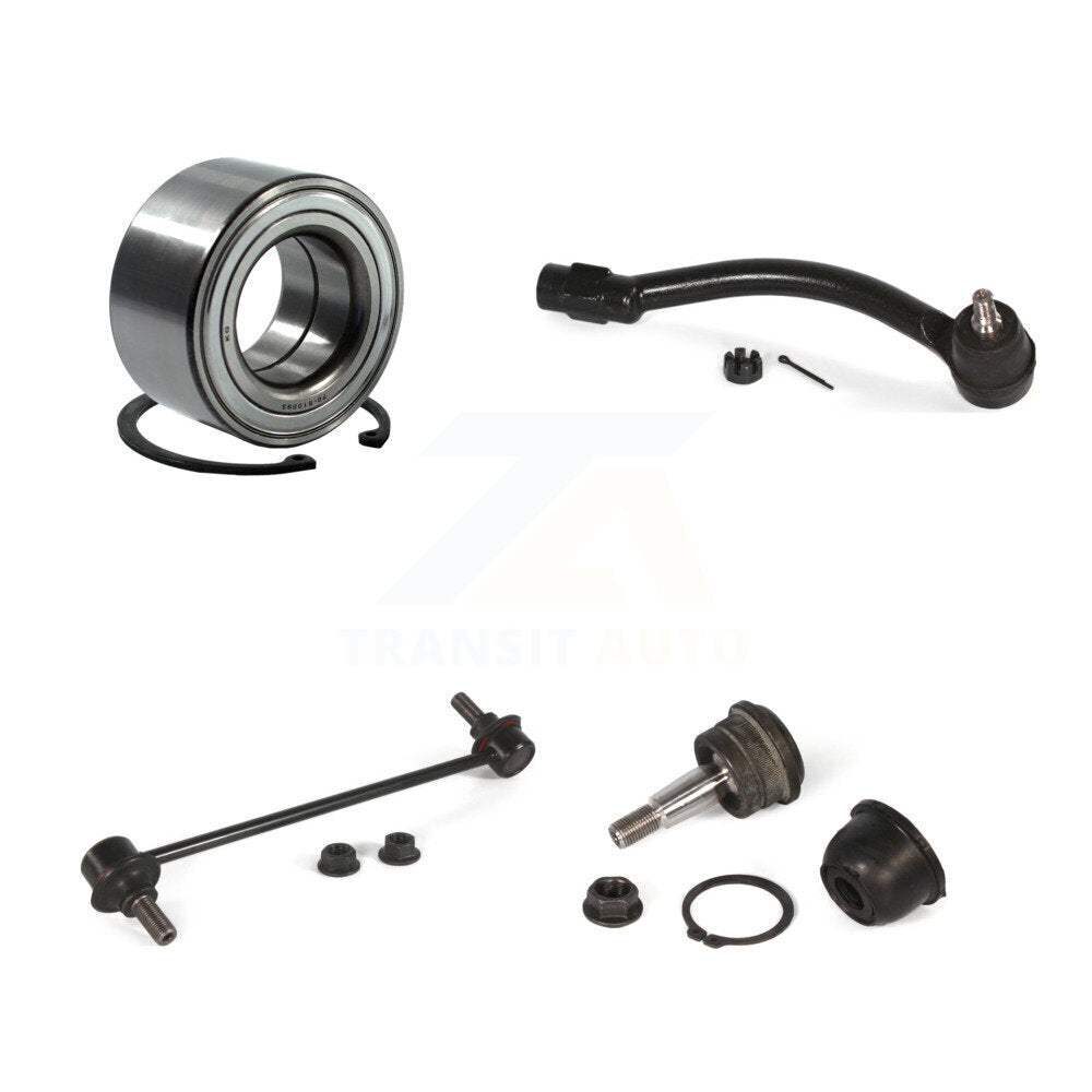 Bearing Lower Ball Joint Outer Tie Rod Link Front Right Kit For Hyundai Elantra