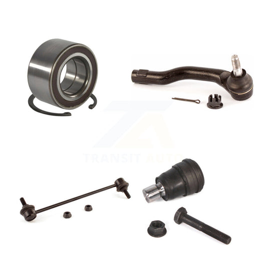 Bearing Lower Ball Joint Outer Tie Rod & Link Front Right Kit For 11-14 Mazda 2