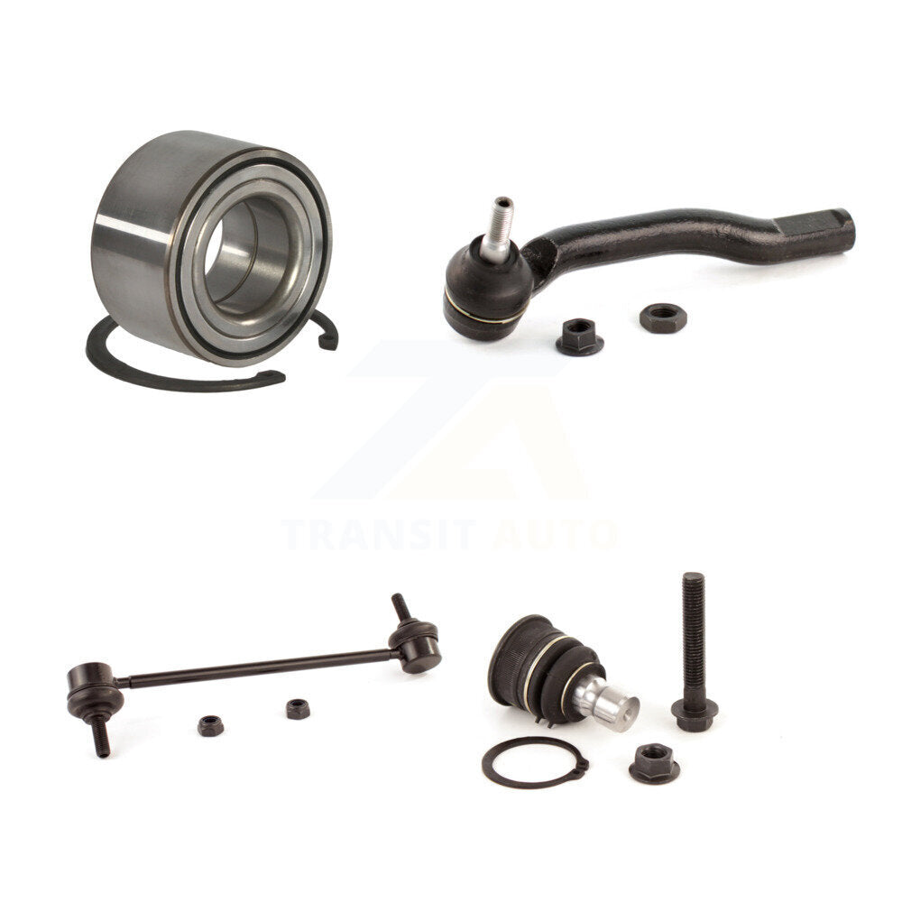 Bearing Lower Ball Joint Outer Tie Rod End Link Front Right Kit For Nissan Versa