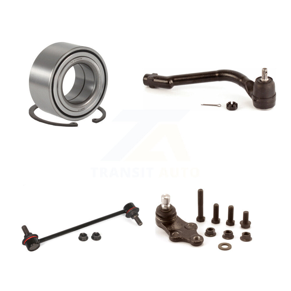 Bearing Lower Ball Joint Outer Tie Rod & Link Front Right Kit For Hyundai Tucson