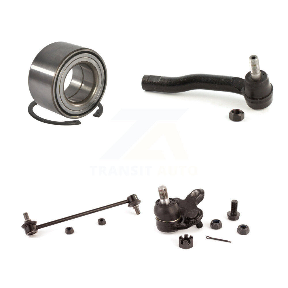 Bearing Lower Ball Joint Outer Tie Rod & Link Front Right Kit For Toyota Corolla