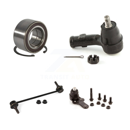 Wheel Bearing Lower Ball Joint Outer Tie Rod Link Front Right Kit For Ford Focus