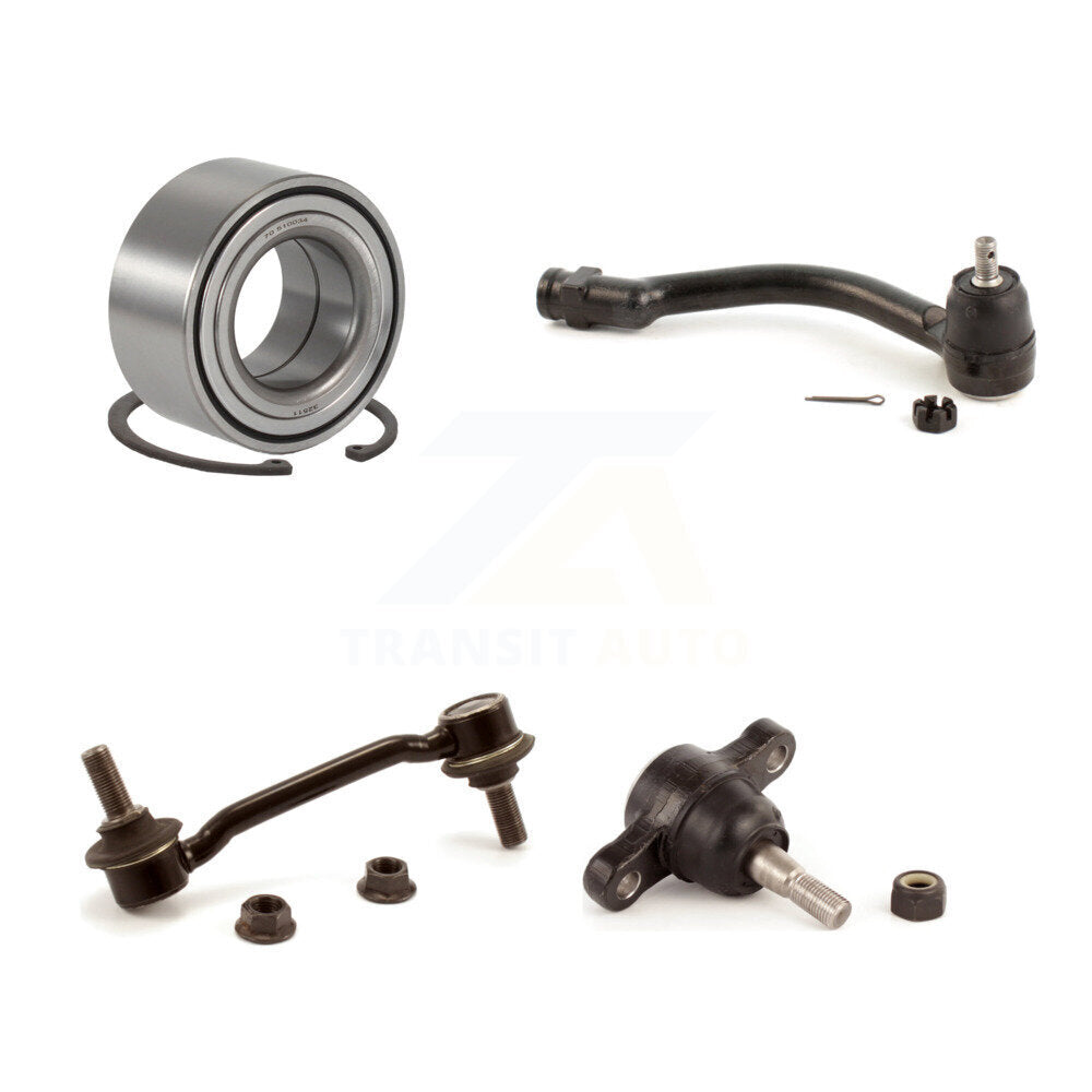 Bearing Lower Ball Joint Outer Tie Rod & Link Front Right Kit For Hyundai Sonata