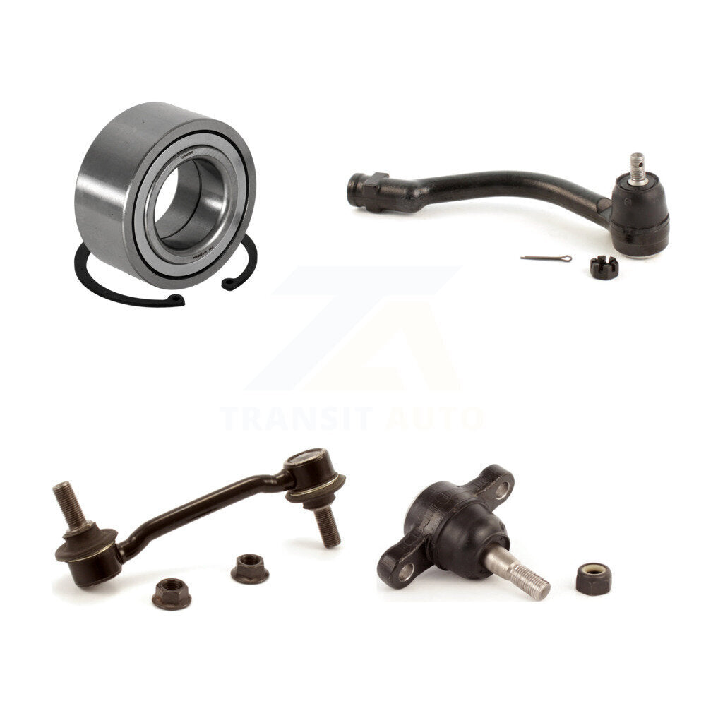 Bearing Lower Ball Joint Outer Tie Rod & Link Front Right Kit For Hyundai Azera
