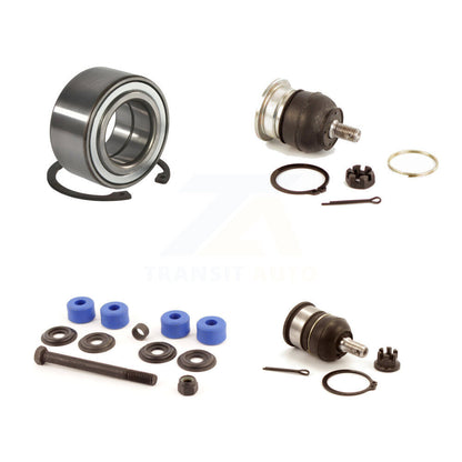 Wheel Bearing Upper Lower Ball Joint & Sway Bar Link Front Kit For Acura Integra
