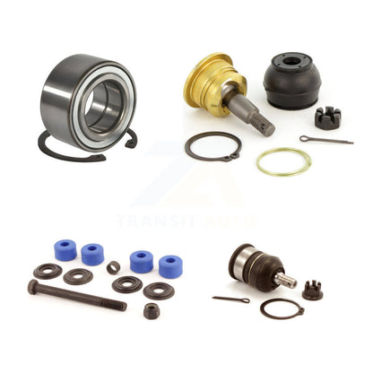 Wheel Bearing Upper Lower Ball Joint And Sway Bar Link Front Kit For Honda Civic