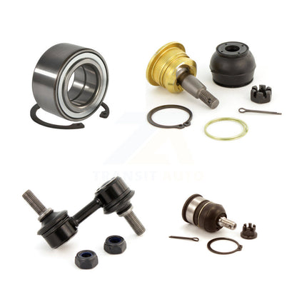 Wheel Bearing Upper Lower Ball Joint Link Front Kit For 1999-2000 Honda Civic Si