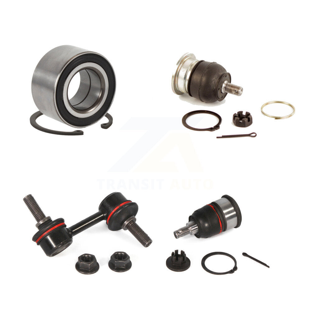 Wheel Bearing Upper Lower Ball Joint Link Front Right Kit For 2004-2006 Acura TL
