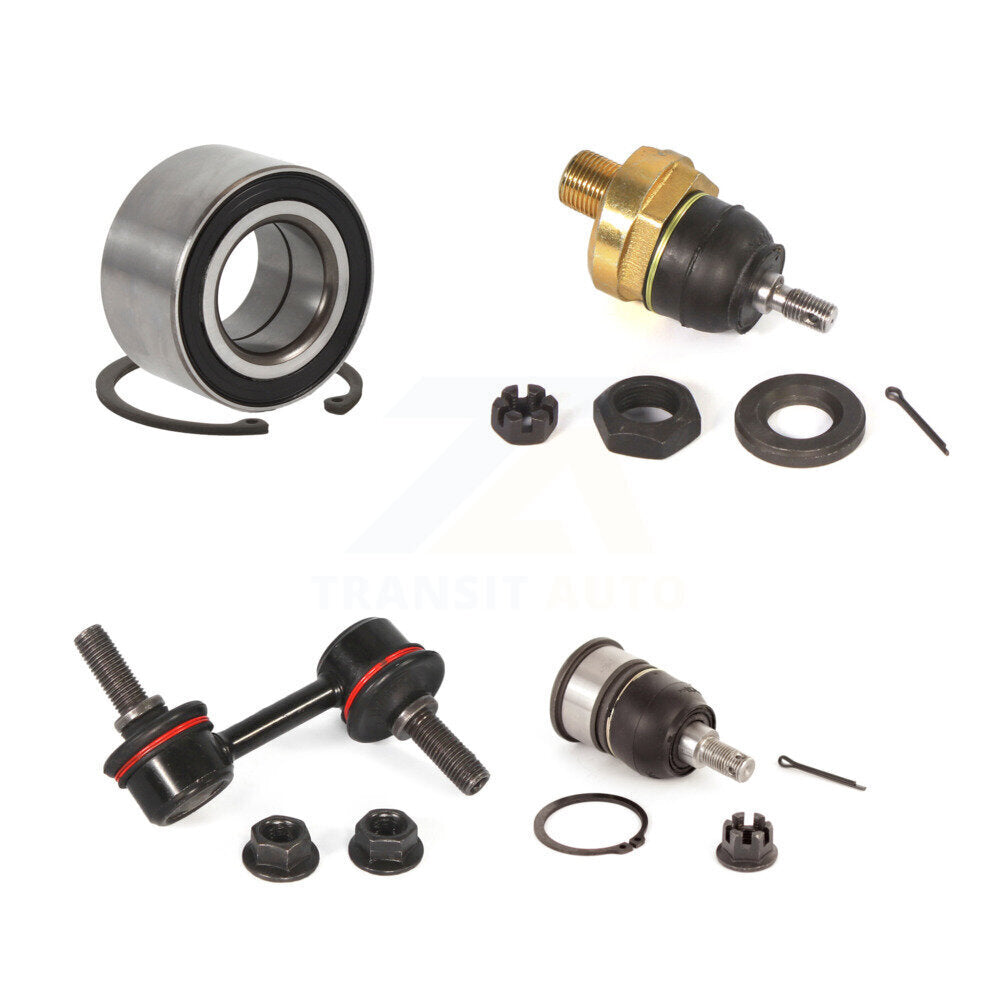 Bearing Upper Lower Ball Joint & Sway Bar Link Front Right Kit For Honda Accord