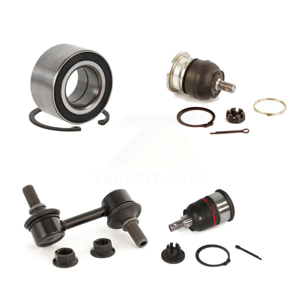 Wheel Bearing Upper Lower Ball Joint Link Front Right Kit For 2007-2008 Acura TL
