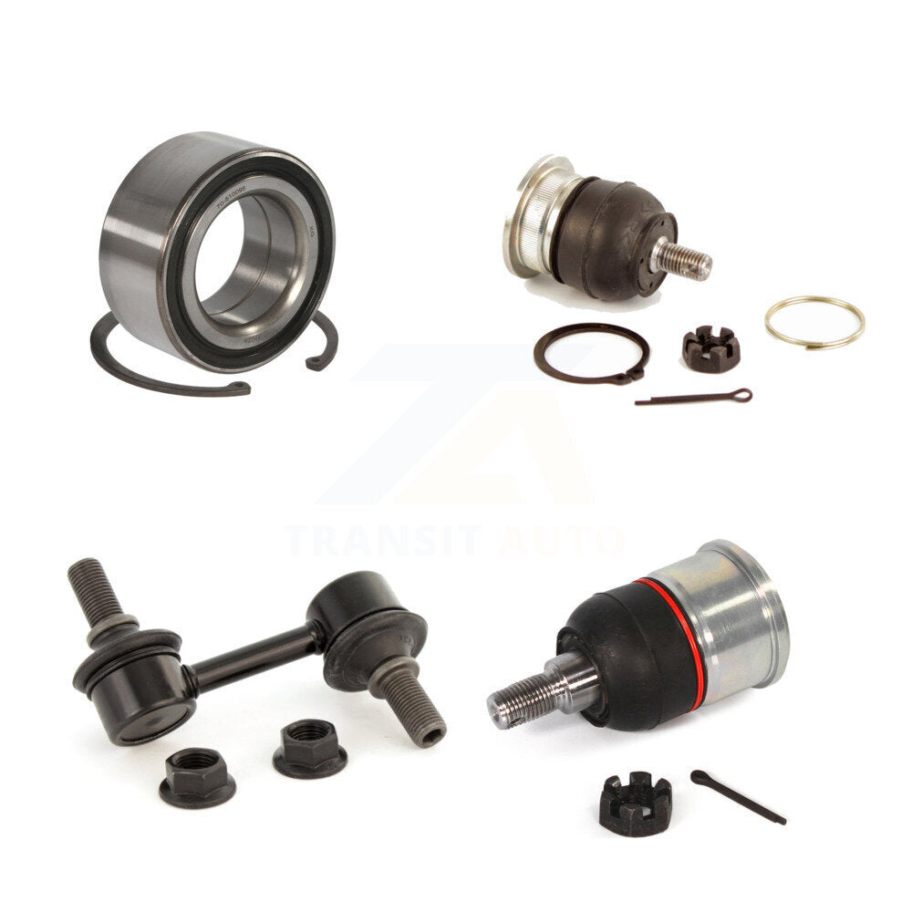 Wheel Bearing Upper Lower Ball Joint Link Front Right Kit For 2009-2014 Acura TL