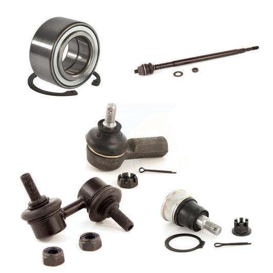 Bearing Lower Ball Joint Tie Rod & Link Front Right Kit (5Pc) For Honda Civic EL
