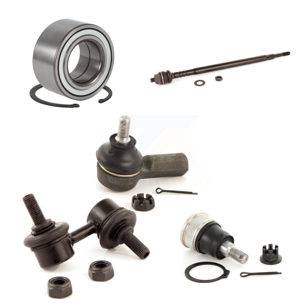 Bearing Lower Ball Joint Tie Rod End Link Front Right Kit (5Pc) For Honda Civic