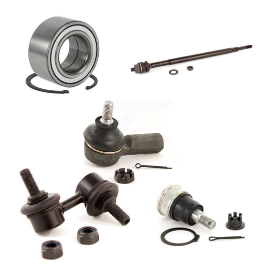 Bearing Lower Ball Joint Tie Rod End Link Front Right Kit (5Pc) For Honda Civic