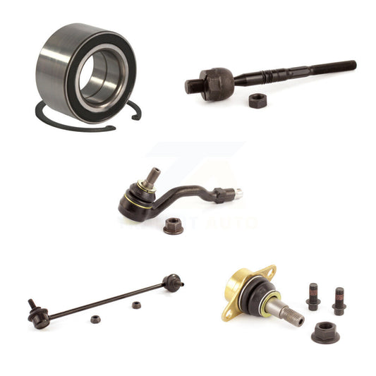 Bearing Lower Ball Joint Tie Rod Sway Bar Link Front Right Kit (5Pc) For BMW X3