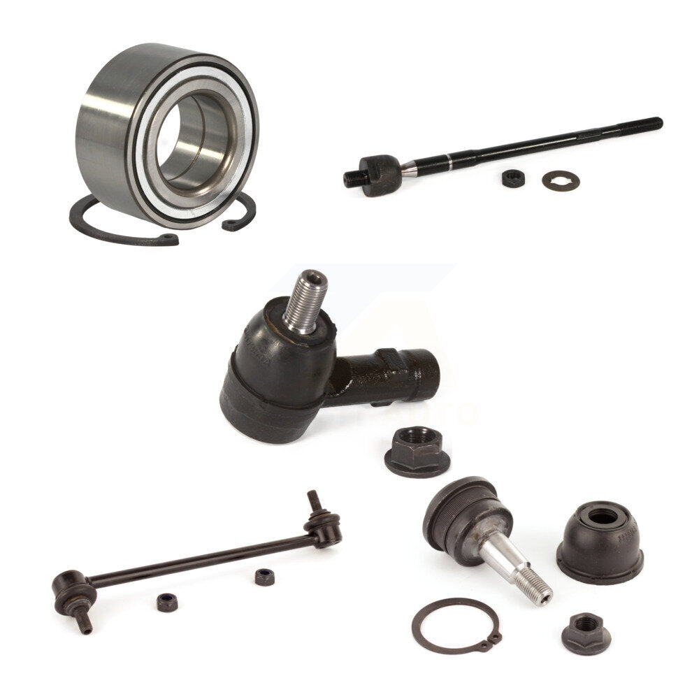 Bearing Lower Ball Joint Tie Rod End Link Front Right Kit (5Pc) For Kia Spectra