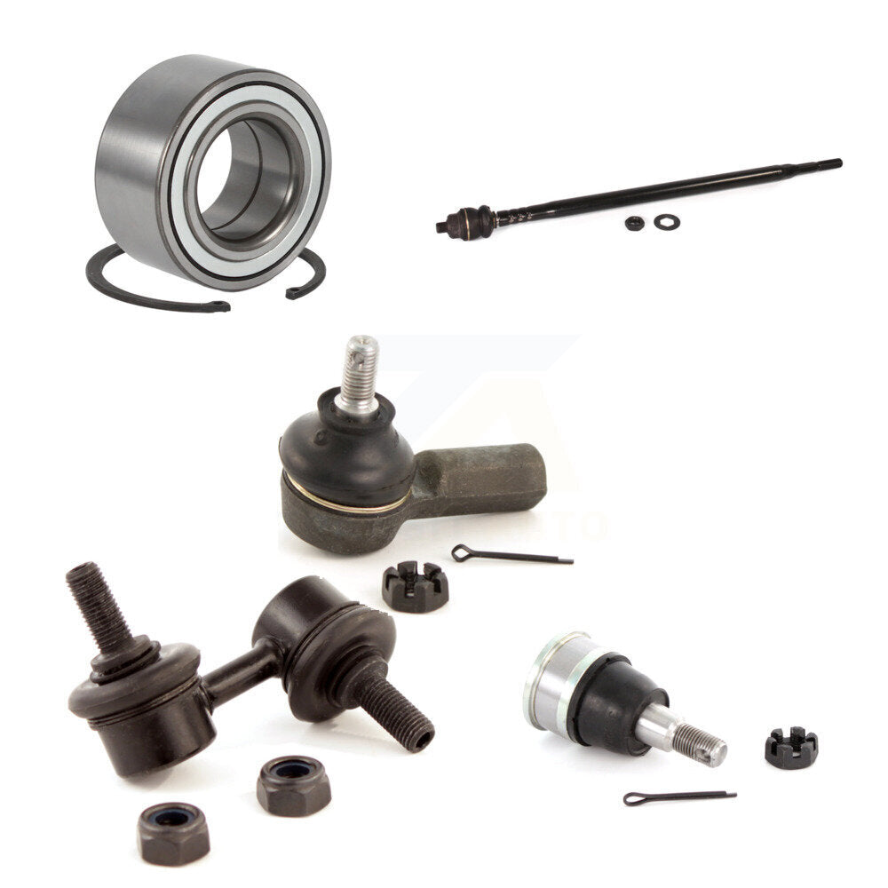 Wheel Bearing Lower Ball Joint Tie Rod Link Front Right Kit (5Pc) For Honda CR-V
