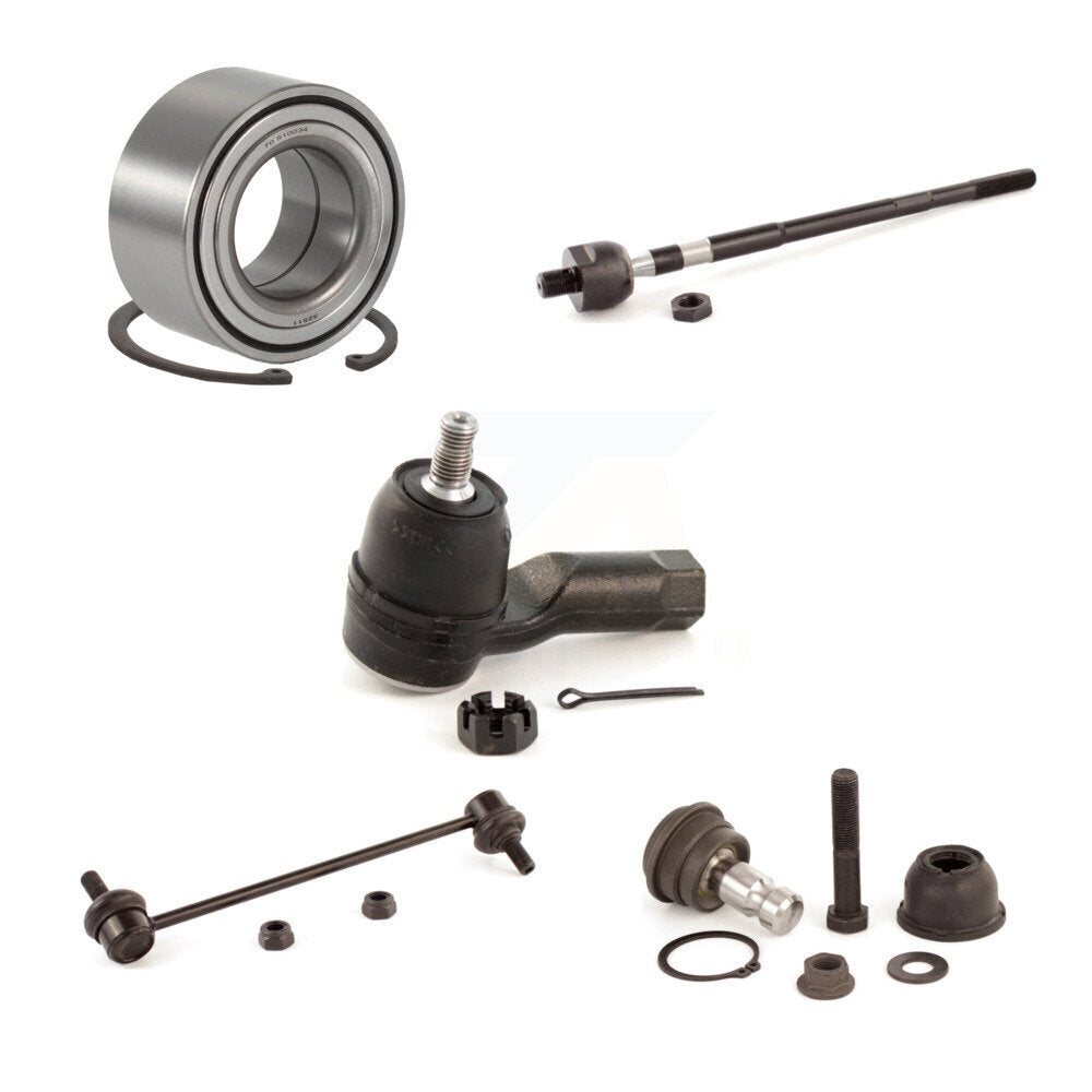 Bearing Lower Ball Joint Tie Rod Link Front Right Kit (5Pc) For Hyundai Santa Fe