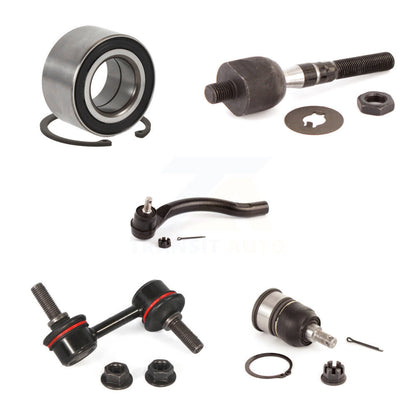 Bearing Lower Ball Joint Tie Rod End Link Front Right Kit (5Pc) For Honda Accord