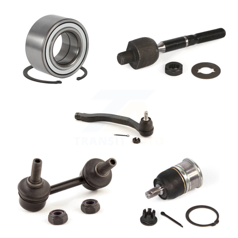 Bearing Lower Ball Joint Tie Rod Link Front Right Kit (5Pc) For Honda Accord TL