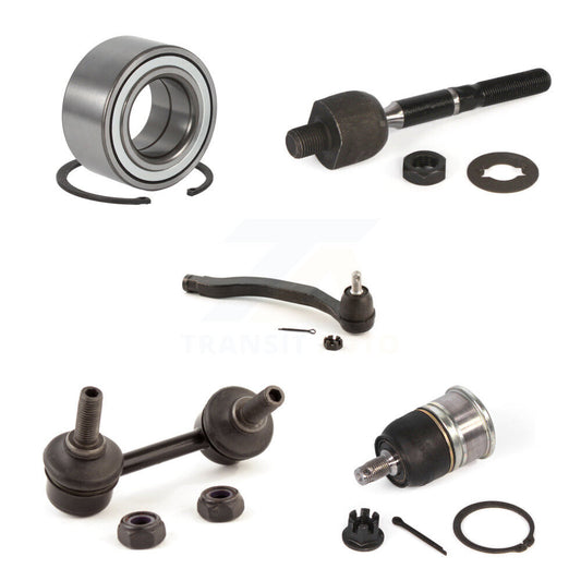 Bearing Lower Ball Joint Tie Rod Link Front Right Kit (5Pc) For Honda Accord TL