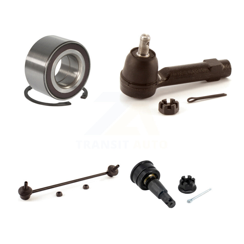 Bearing Lower Ball Joint Outer Tie Rod Link Front Right Kit For 07-08 Honda Fit