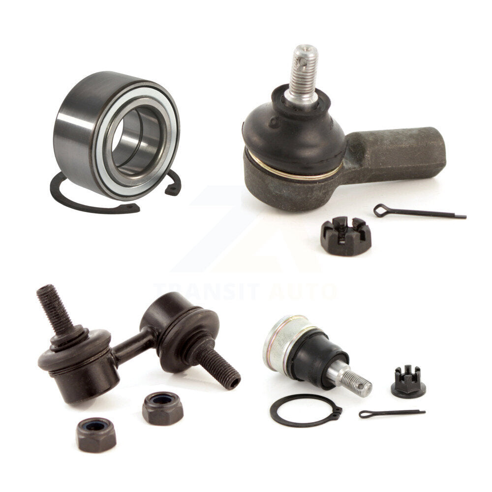 Bearing Lower Ball Joint Outer Tie Rod & Link Front Right Kit For Honda Civic EL