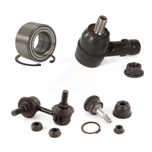 Bearing Lower Ball Joint Outer Tie Rod & Link Front Right Kit For Hyundai Accent