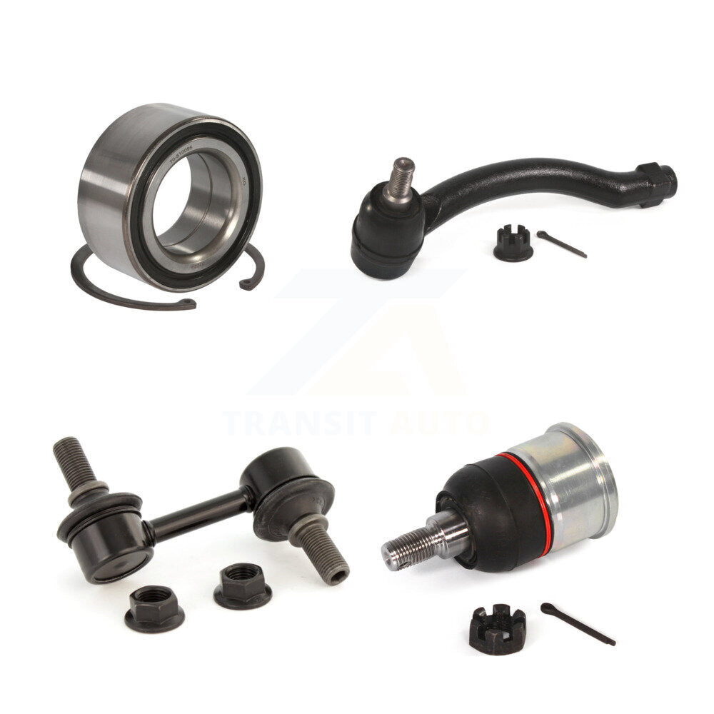 Bearing Lower Ball Joint Outer Tie Rod & Link Front Right Kit For 09-14 Acura TL