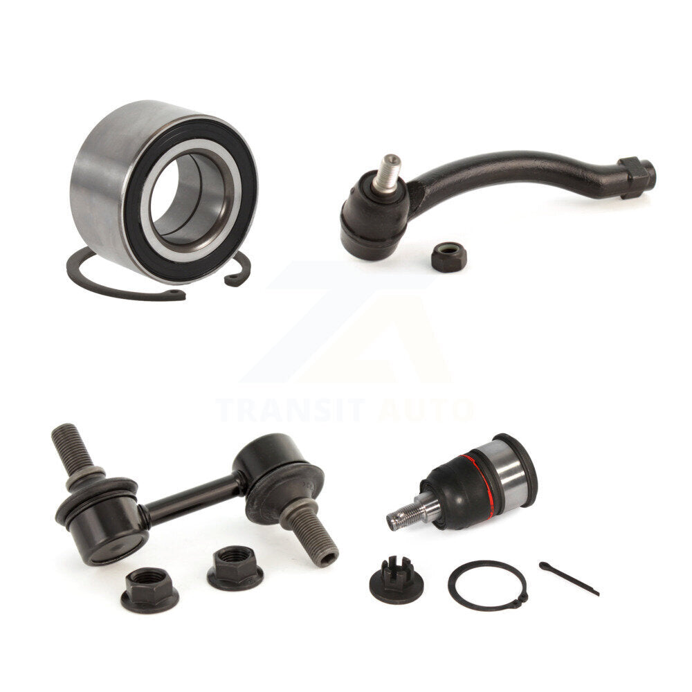 Bearing Lower Ball Joint Outer Tie Rod & Link Front Right Kit For 07-08 Acura TL