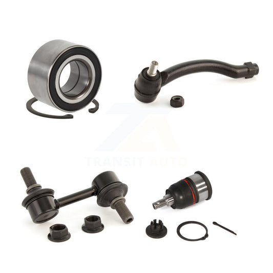 Bearing Lower Ball Joint Outer Tie Rod & Link Front Right Kit For 07-08 Acura TL