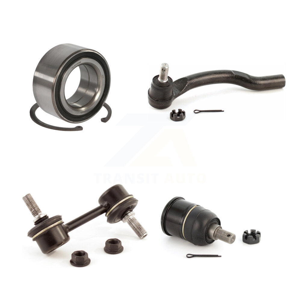 Bearing Lower Ball Joint Outer Tie Rod Link Front Right Kit For Honda Accord TSX
