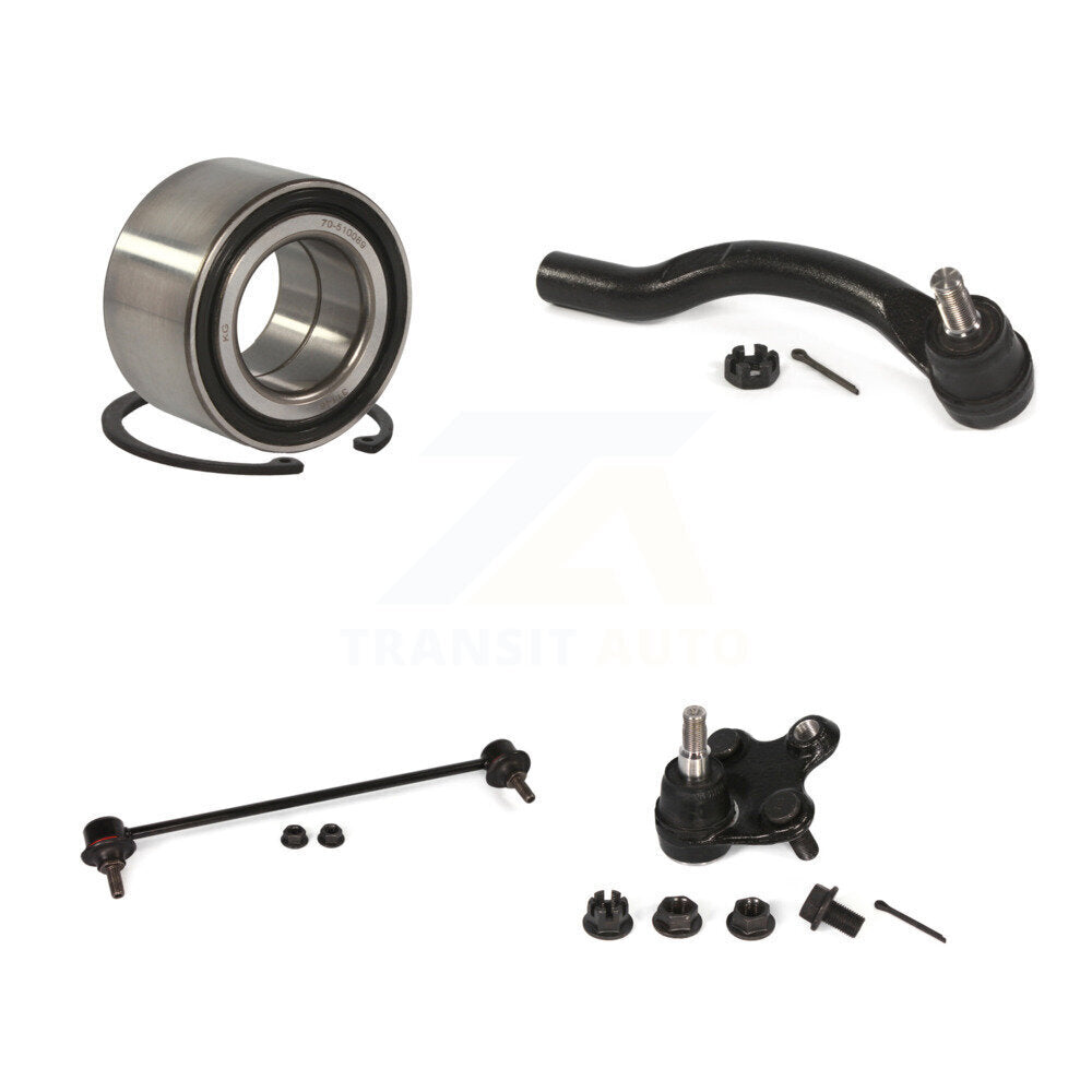 Bearing Lower Ball Joint Outer Tie Rod Link Front Right Kit For Honda Civic ILX