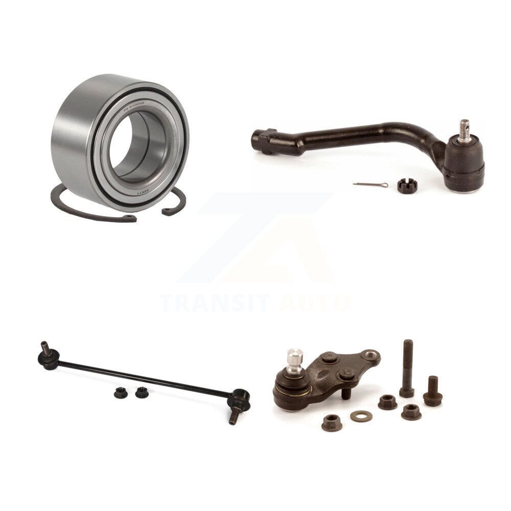 Wheel Bearing Lower Ball Joint Outer Tie Rod Link Front Right Kit For Kia Optima