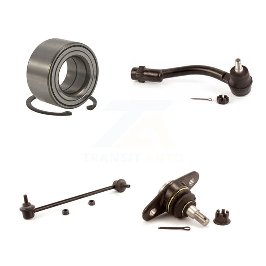 Bearing Lower Ball Joint Outer Tie Rod & Link Front Right Kit For Hyundai Accent