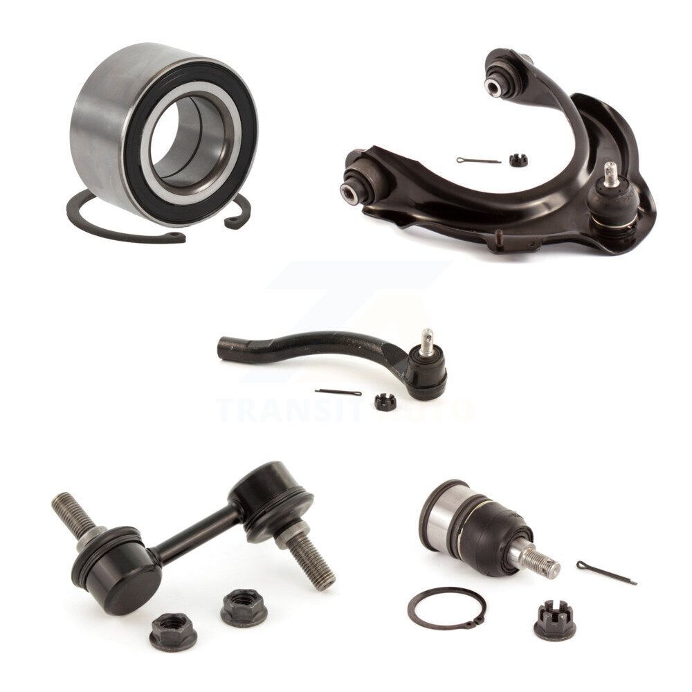 Bearing Upper Control Arm Lower Ball Joint Outer Tie Rod Link Front Left Kit For