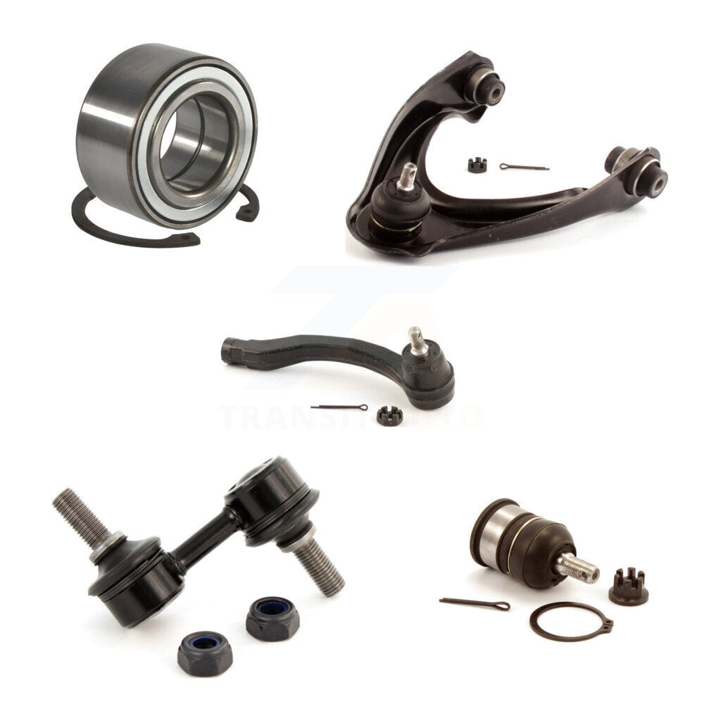 Bearing Upper Control Arm Lower Ball Joint Outer Tie Rod Link Front Left Kit For