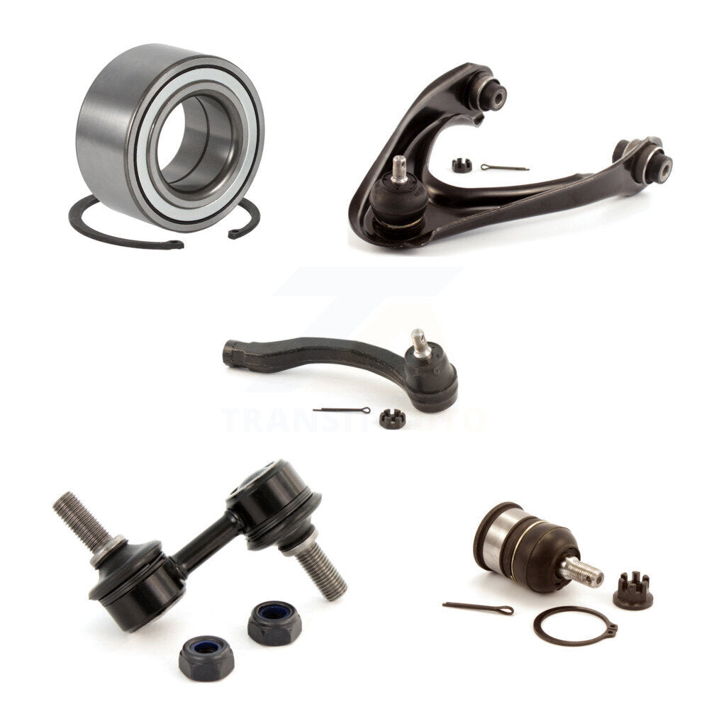 Bearing Upper Control Arm Lower Ball Joint Outer Tie Rod Link Front Left Kit For