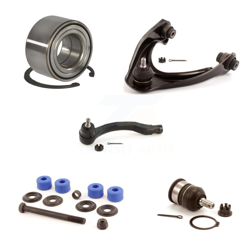 Wheel Upper Control Arm Lower Ball Joint Outer Tie Rod Link Front Right Kit For