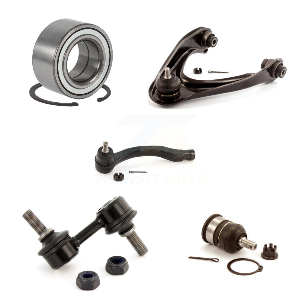 Upper Arm Lower Ball Joint Outer Tie Rod End Link Front Right Kit For Honda CR-V