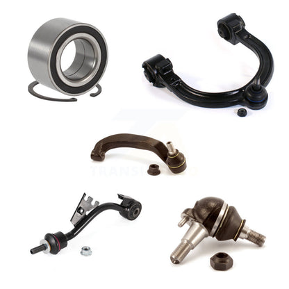 Upper Arm Lower Ball Joint Outer Tie Rod End Link Front Right Kit (5Pc) For E350