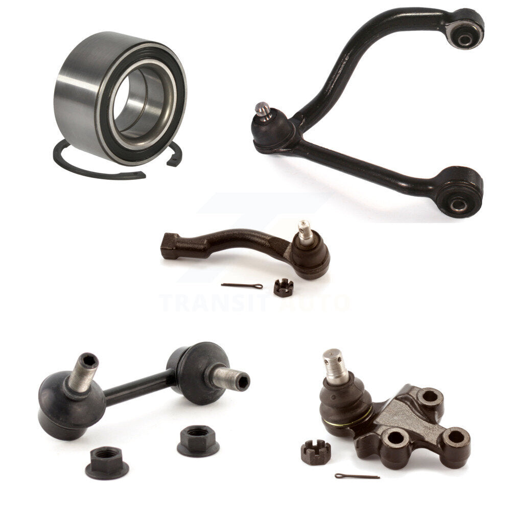 Upper Arm Lower Ball Joint Outer Tie Rod & Link Front Right Kit For Kia Sorento